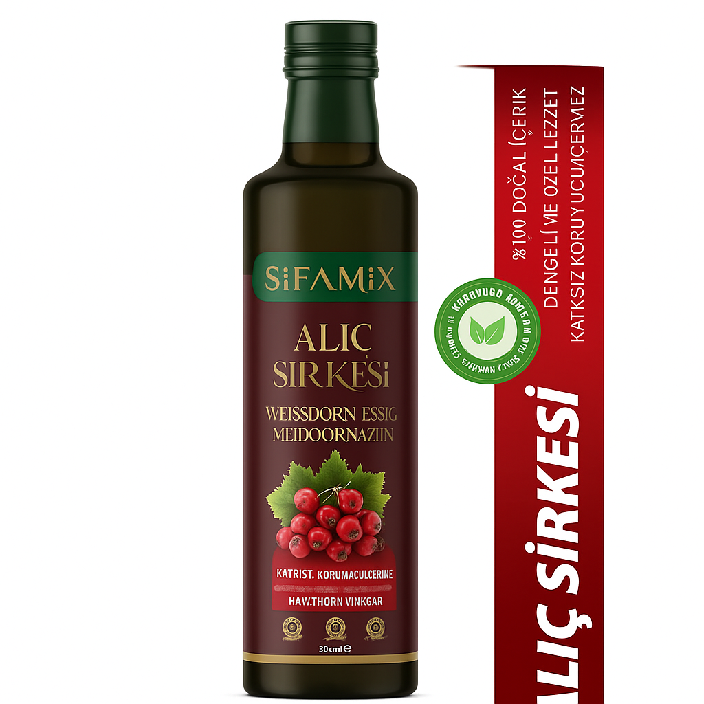 Şifamix Alıç Sirkesi Doğal Fermantasyon 500 Ml