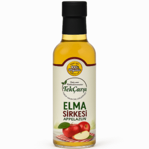 %100 Elma Sirkesi 500 ml. (Doğal Fermantasyon)