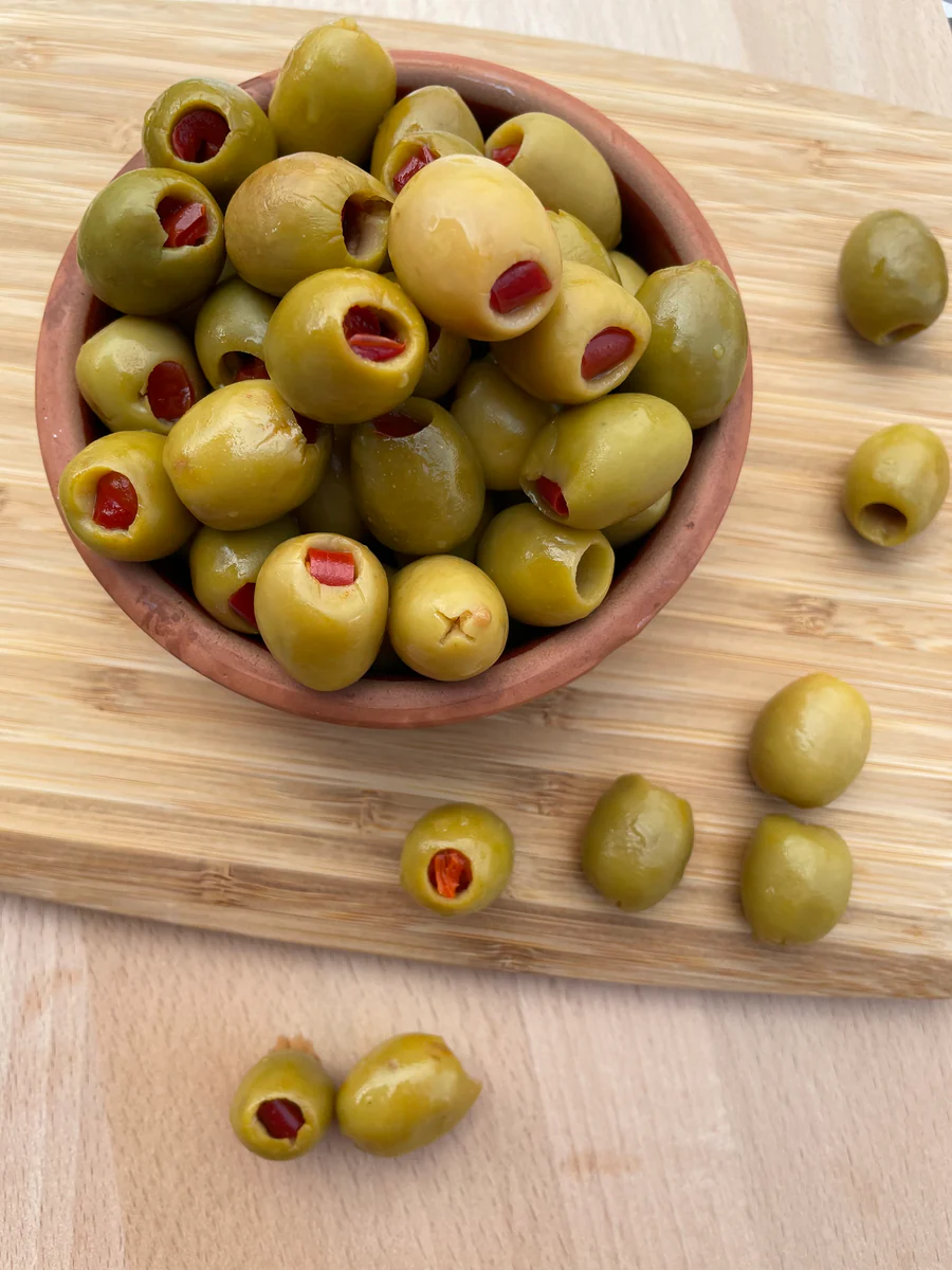 Manisa/Akhisar Biberli Yeşil Zeytin-1000gr