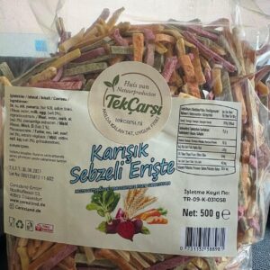 Karışık Sebzeli Köy Yumurtalı Erişte 500g