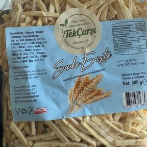 Sade Köy Yumurtalı Erişte 500g