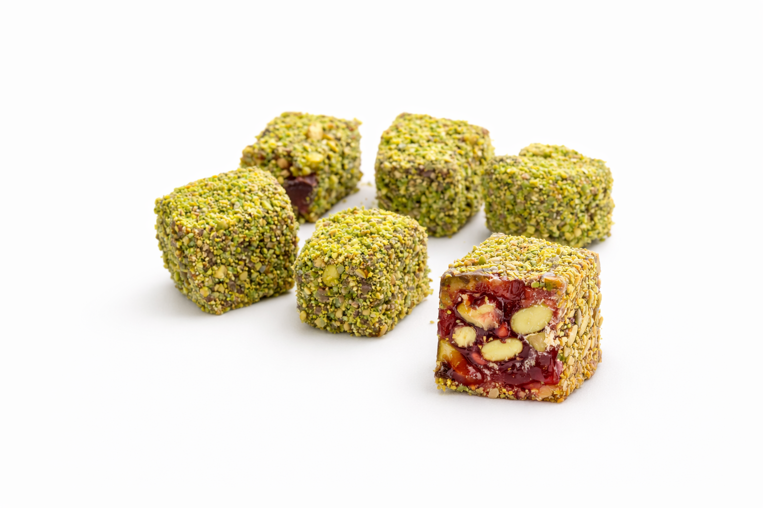 Antep Fıstıklı Nar Aromalı Duble Lokum