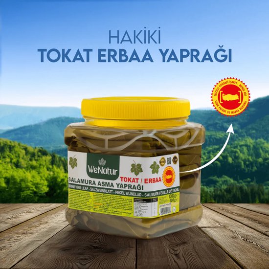Salamura Asma Yaprağı-Tokat Erbaa- (600g Net / 1300g