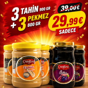 3 Adet Pekmez - 3 Adet Tahin Kampanyasi- 5100gr