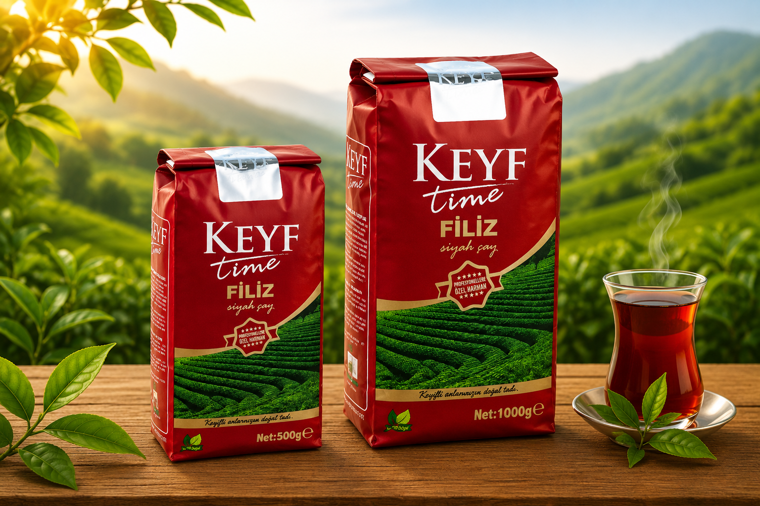 Keyftime Filiz Dökme Çay - 1500g